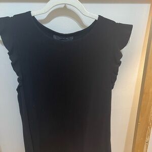 Ann Taylor Elegant Black Blouse